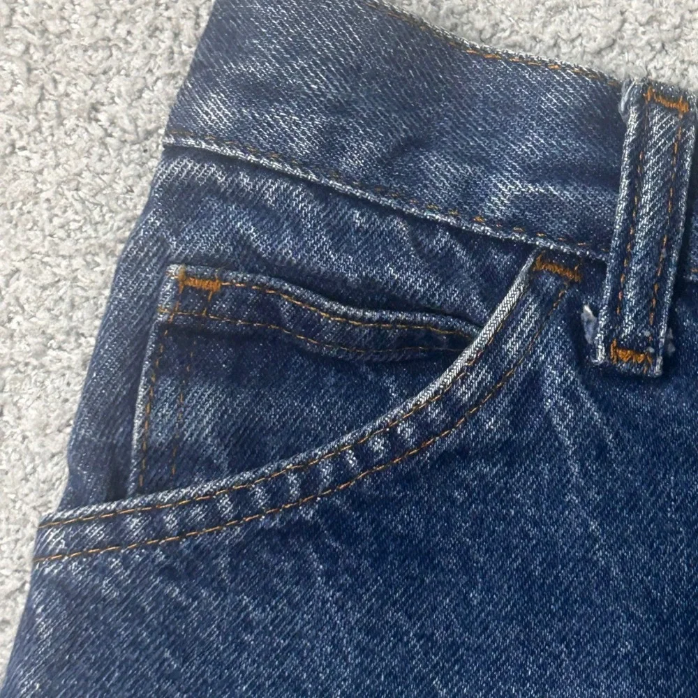 Vintage Denim Cutoff Shorts 80s High Waisted 14 Blue Retro Skater Indie Boho